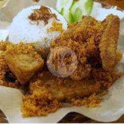 Paket Puyuh Goreng Kremes Komplit