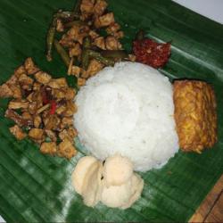 Nasi Rames Tempe   Teh