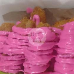 Pisang Crispy Saos Strawberry