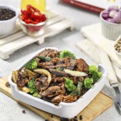 Daging Sapi Cah Brokoli Lada Hitam / Teriyaki / Tiram