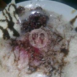 Es Ketan Hitam Plus Roti Tawar