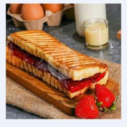 Roti Bakar Special Original(strawberry Goldenfill, Susu)