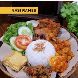 Nasi Rames Telor