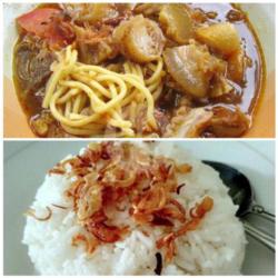 Soto Mie Bogor Bening Daging   Nasi