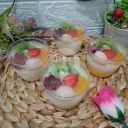 Puding Susu Buah Cup 150 Ml