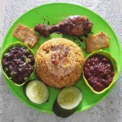 Nasi Minyak Samin Ayam Bakar.