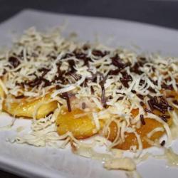 Pisang Bakar Susu Meses