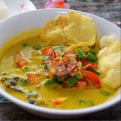 Soto Sapi Kuah Kuning Emping