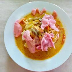 Lontong Sayur  Kuah Kacang