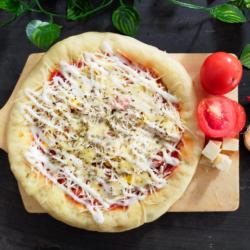 Pizza Sosis Mozarela Full Pinggiran Mozarella