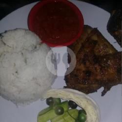 Ayam Bakar Kampung   Nasi