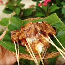 Lontong Sate Gembus 10 Tusuk