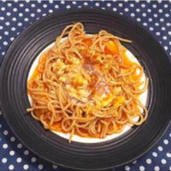 Spaghetti Telur Orak Arik