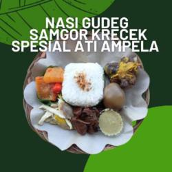 Nasi Gudeg Samgor Krecek Ati Ampela Ayam Kampung Free Kerupuk