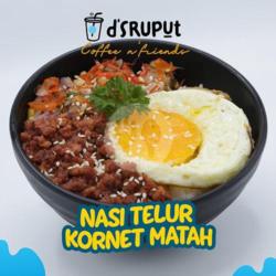 Nasi Telur Kornet Matah