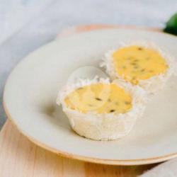 Coconut Passion Fruit Pie