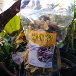 Kripik Kulit Ikan Salmon Rasa Seaweed