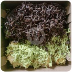 Singkong Toping Merekah C7 300gram Greentea Coklat Susu