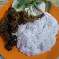 Ati Ampela Rica Rica Nasi