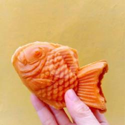 Taiyaki Waffle Coklat Keju