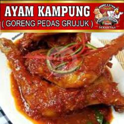 Ayam Kampung Goreng Pedas Grujuk