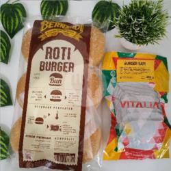 Paket Burger Wijen   Isian Daging  Frozen