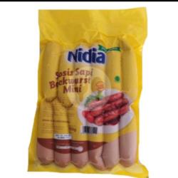 Nidia Sosis Sapi Bockwurst Mini Isi 12