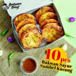 Bakwan Sayur Sambel Kacang 10pcs