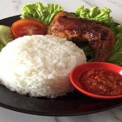 Nasi Penyet Ayam Bakar