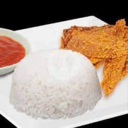 Nasi Sayap Crispy