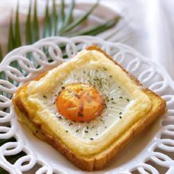 Vegetarian Mayo Egg Cheese Toast