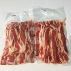 Sliced Beef Shortplate 500gr