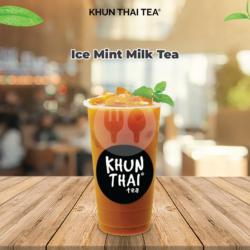 Ice Mint Milk Tea Large