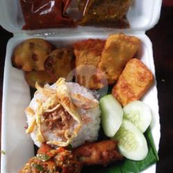 Ayam Penyet Cabe Halilintar Pake Telur Suir