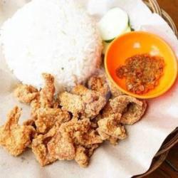 Nasi   Kulit Crispy