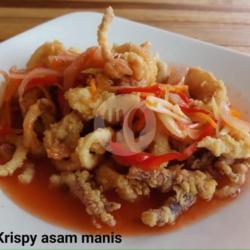 Cumi Tepung Saos Asam Manis