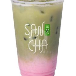 Sakura Matcha Latte (l)