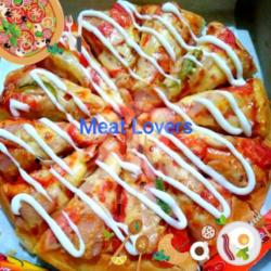 Pizza Meat Lovers (roti Original ) Besar