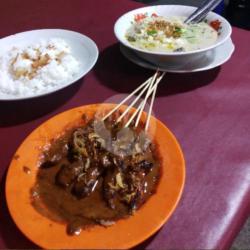 Sop Daging Kambing Sate Ayam 1/2 Porsi  Sama Nasi