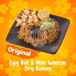 Dry Ramen Egg Roll   Mini Wonton