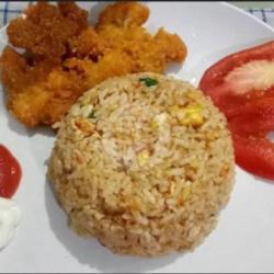 Yaki Meshi Mix Ebi Katsu ( Nasi Goreng Ala Jepang Mix Udang Katsu )