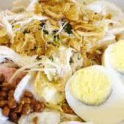 Bubur Ayam Telur Rebus