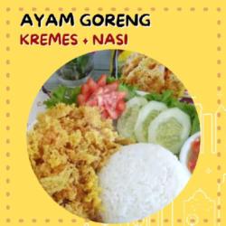 Ayam Goreng Kremesan   Nasi