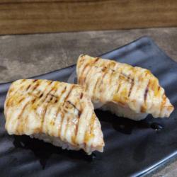 Salmon Belly Aburi Sushi