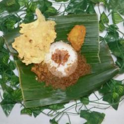 Nasi Campur (dadar Jagung) Komplit