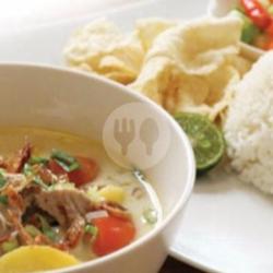 Nasi   Soto Betawi (campur)