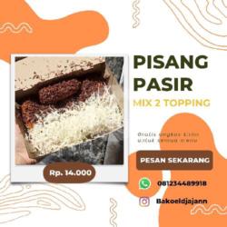 Pisang Pasir Double Topping