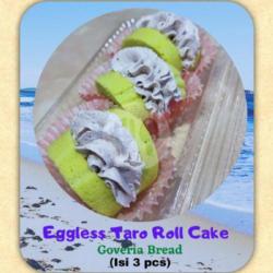 Taro Roll Cake (pandan)