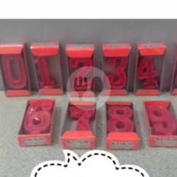 Lilin Angka Merah