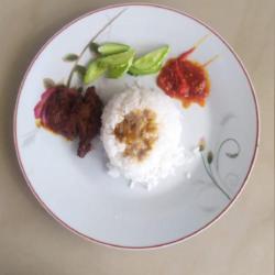 Nasi Ramas Rendang Daging Teh Es